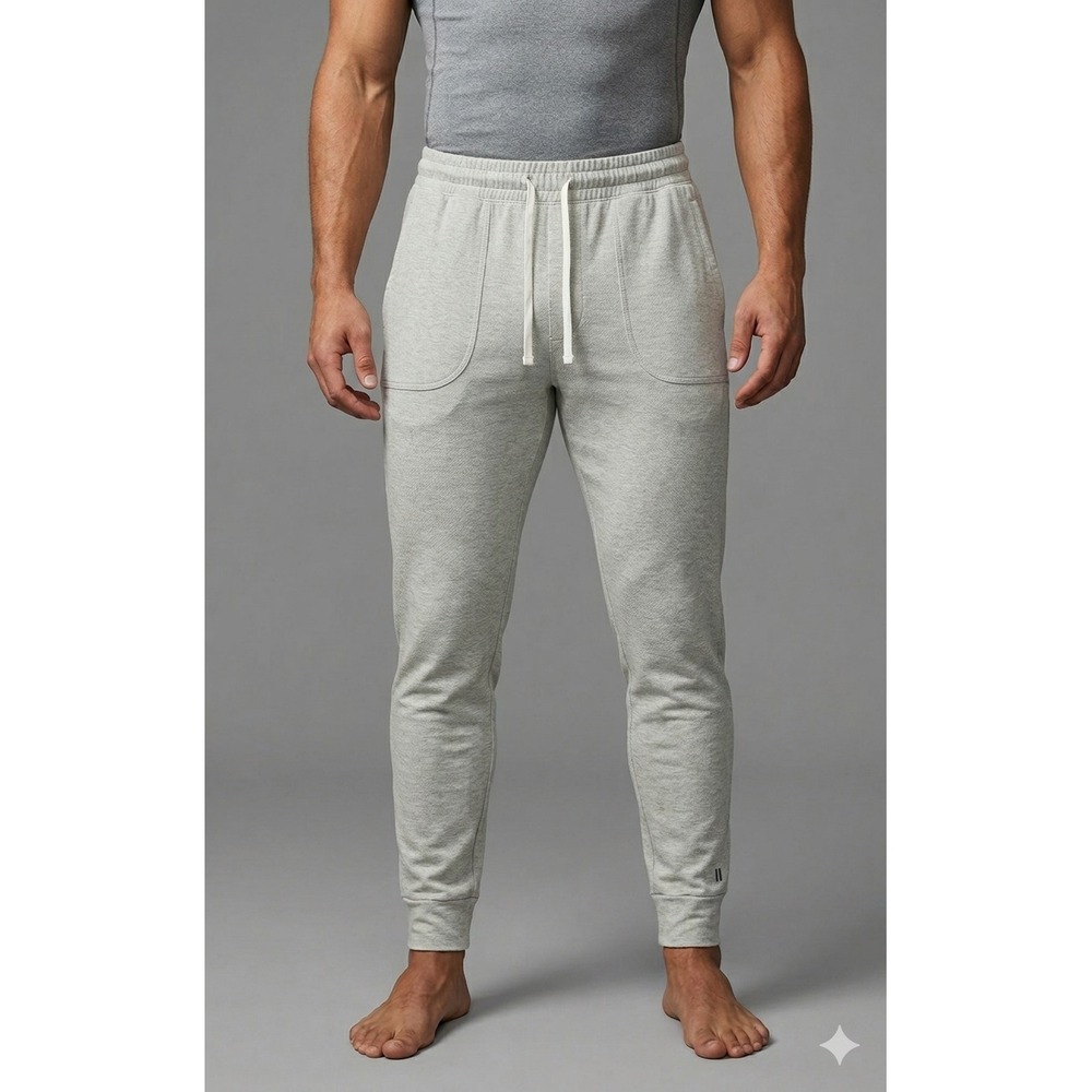 NOBULL Joggers Men's M Gray Athletic Comfortable Elastic Waist Polyester Blend